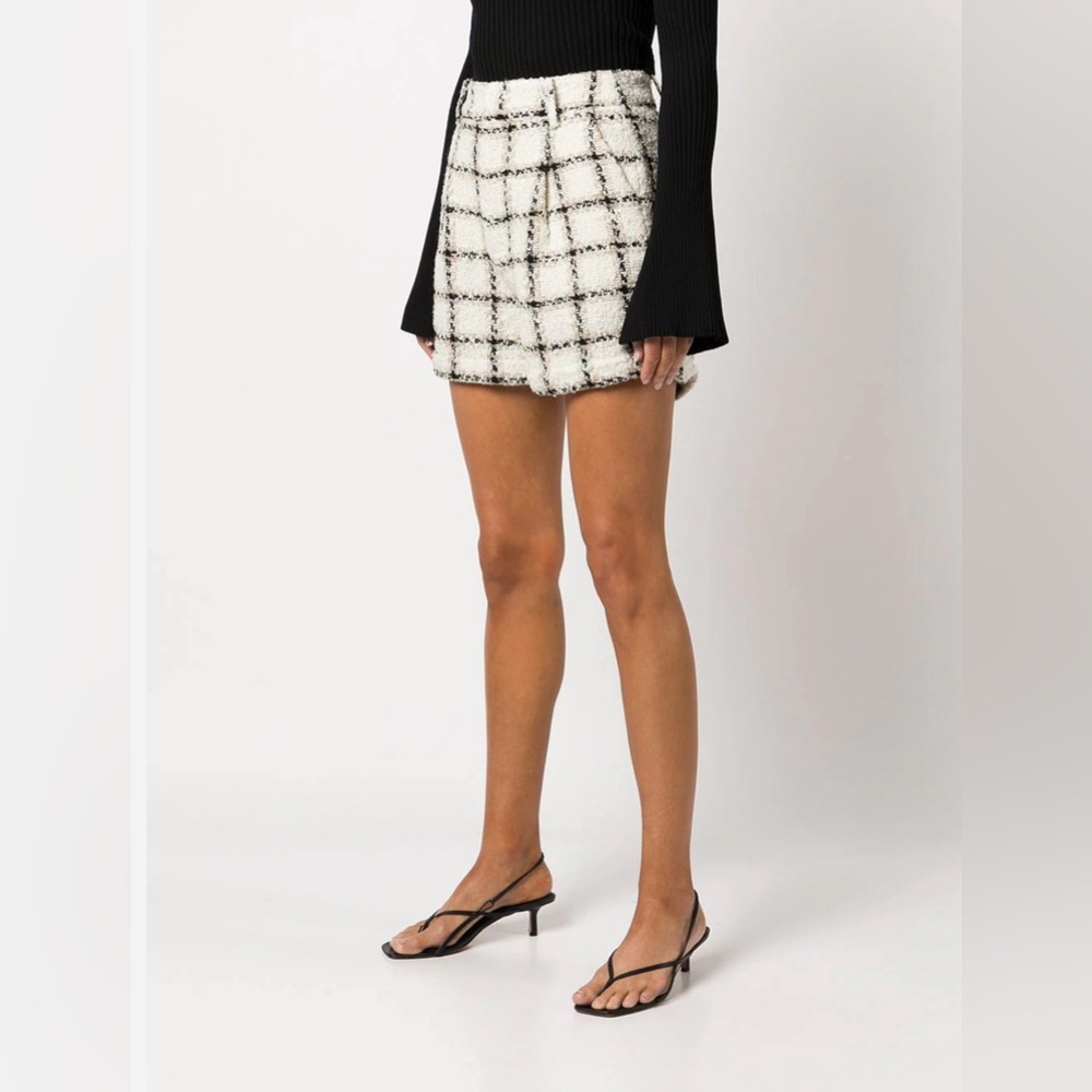 Becky plaid-check shorts